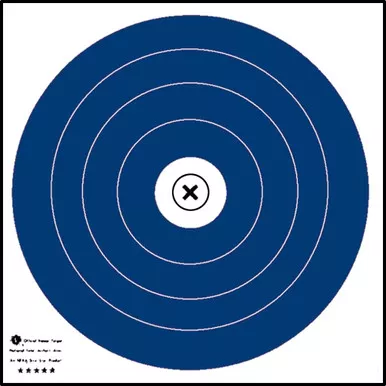 Maple Leaf Nfaa Indoor Target 40cm Target 25 Pk.