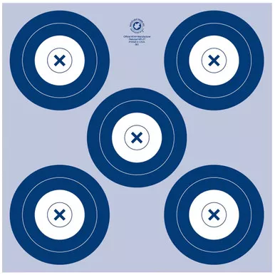 Maple Leaf Nfaa Indoor Target 5 Spot Target 25 Pk.