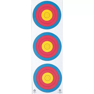 Maple Leaf Target Face 3-spot Vertical 25 Pk.