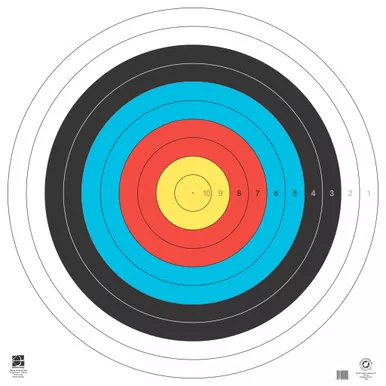 Maple Leaf Target Face Tag Weight 122 Cm. 15 Pk.