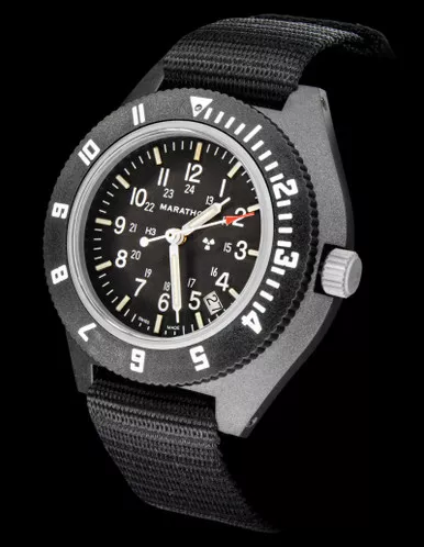 Marathon Pilot's Navigator Black with Date NGM