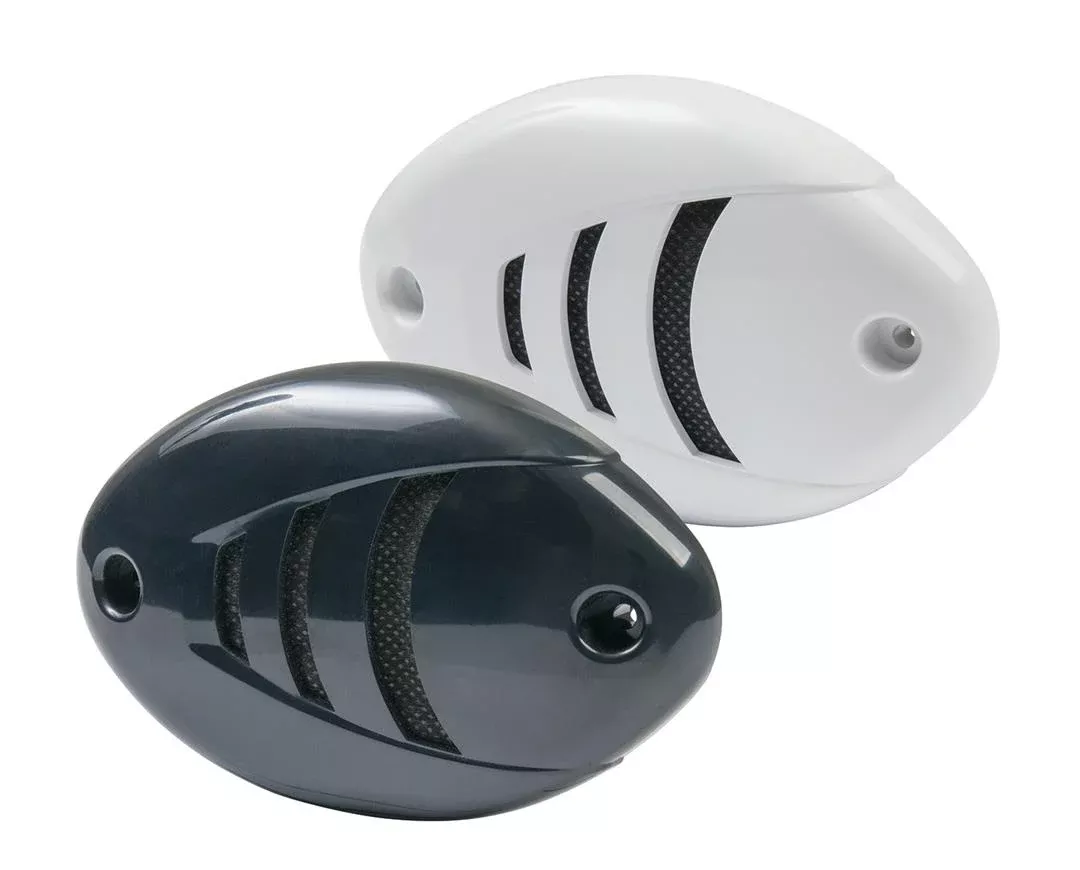 Marinco 12V Drop-In Low Profile Horn with Black and White Grills• 10080
