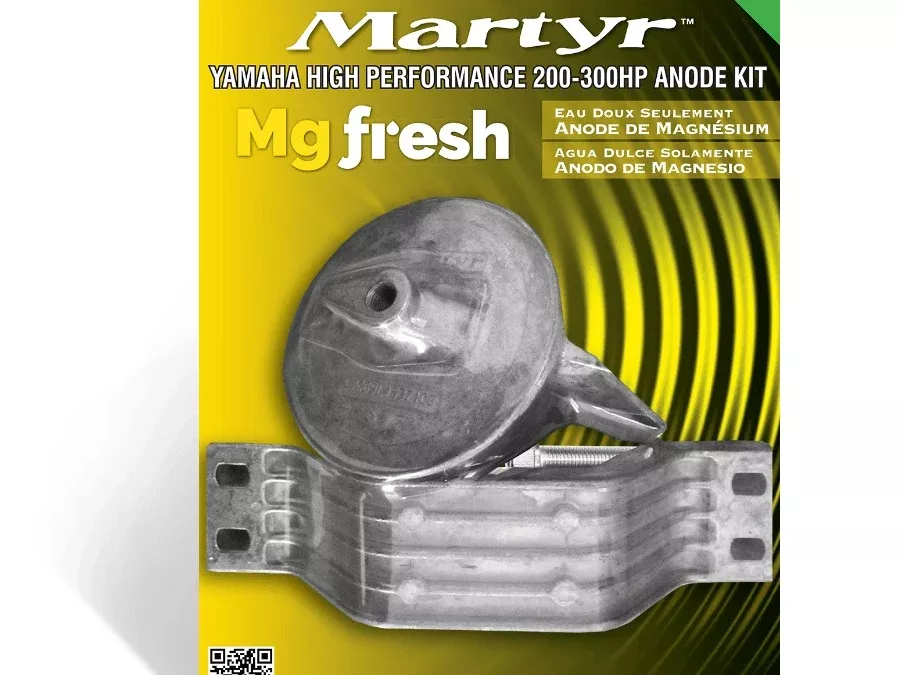 Martyr Yamaha Magnesium Anode Kit 200-300 HP • CMYHP200300KITM