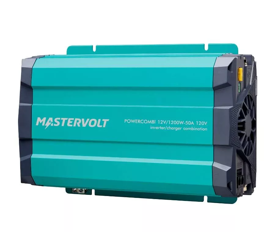 Mastervolt PowerCombi 50 A 12 V DC Input/120 V AC Output 1200 W Inverter/Charger• 36211200