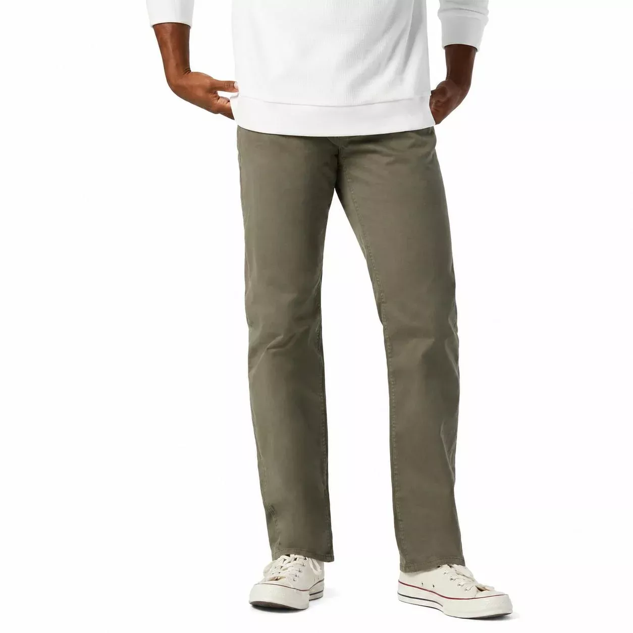 Mavi Men's Zach Straight Leg Twill Stretch Jeans