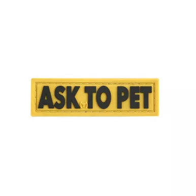 Maxpedition ATPT Ask to Pet Morale Patch - 2.50" x 0.75"
