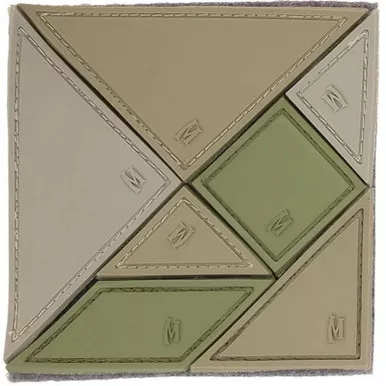 Maxpedition PVCPATCH-TANGA Tangram 7-Piece Morale Patch - Arid - 3" x 3"