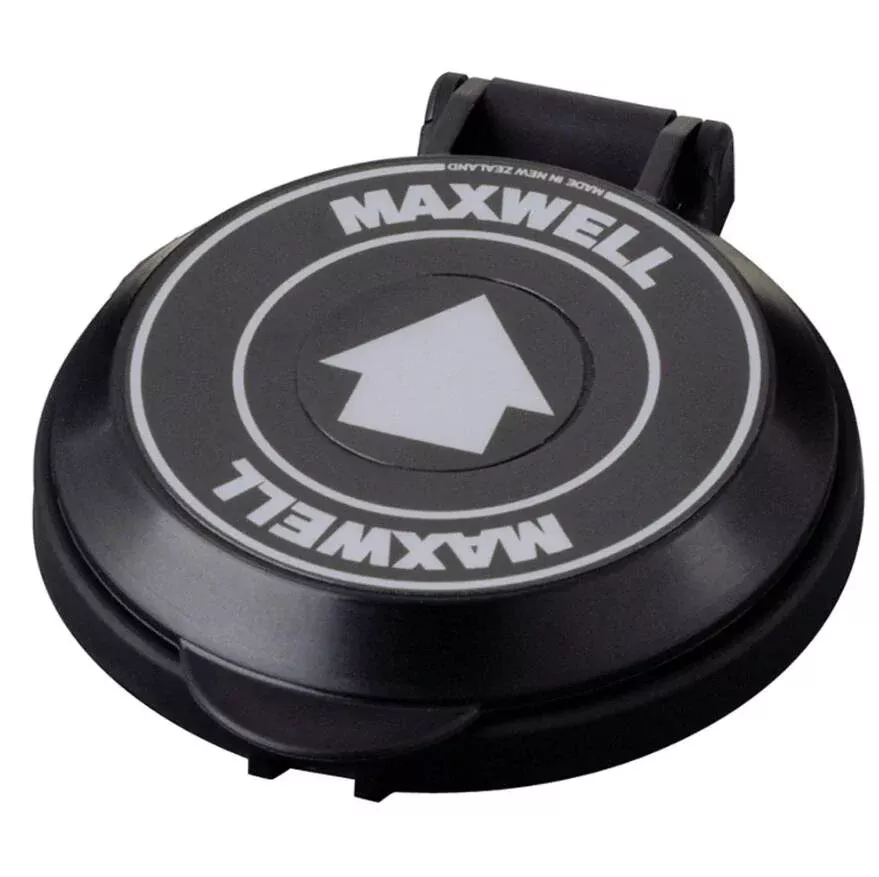 Maxwell Black Plastic Covered Footswitch, 12V/24V• P19006