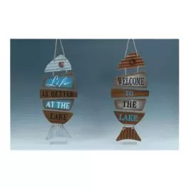 MayRich Company Fish Wall Decor with Rope