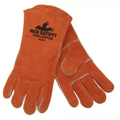 MCR Safety 4300 Premium Select Shoulder Leather Welding Work Gloves