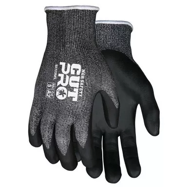 MCR Safety 92723NF Cut Pro 13 Gauge HyperMax™ Shell, Nitrile Foam Coated Palm & Fingertips, Cut, Puncture, & Abrasion Resistant Work Gloves