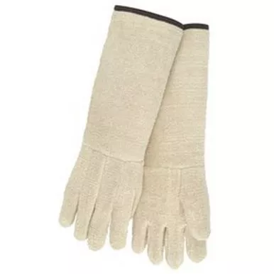 MCR Safety 9432G11 Extra Heavy Weight Hotline Heat Resistant, Jersey Lined Terrycloth Glove w/ 11" Gauntlet Cuff
