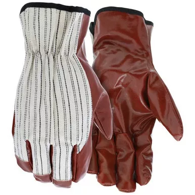 MCR Safety 9740B Consolidator Plus Nitrile Coated Palm Canvas Back, Drivers Style Gloves w/ Jersey Liner