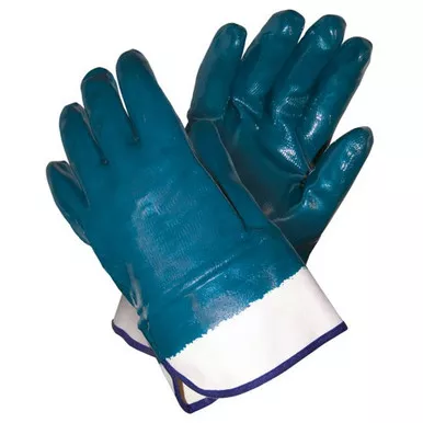 MCR Safety 97961 Industry Standard Fully Nitrile Coated, Jersey Lined, ActiFresh Treated, Work Gloves w/ Safety Cuff