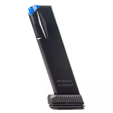 Mec-Gar MGCZ7519DPS 9mm 19 Round Magazine for CZ 75B 85B SP-01 Shadow, Drop Protection System