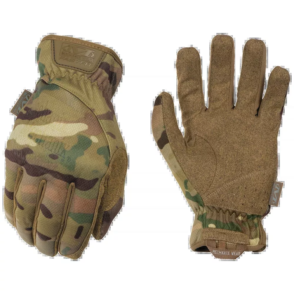 Mechanix Wear FastFit Tactical Gloves, MultiCam, Small, Touchscreen Synthetic Leather – FFTAB78008