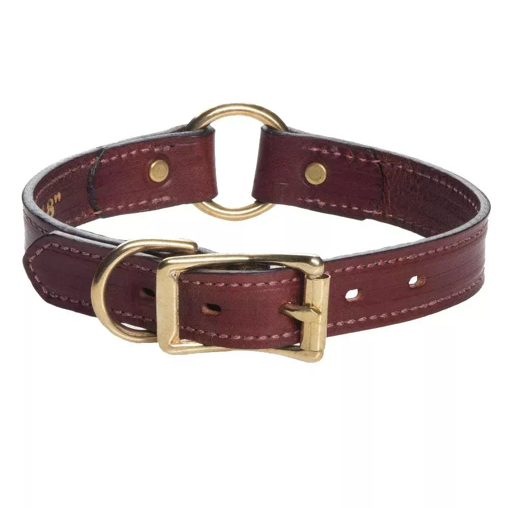 Mendota Leather Hunt Collar - Wide
