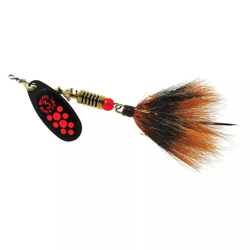 Mepps Black Fury 1/4oz Fluorescent-Red