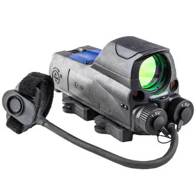 Meprolight MOR PRO Multi-Purpose Reflex Sight with Two Laser Pointers, Amber Reticle