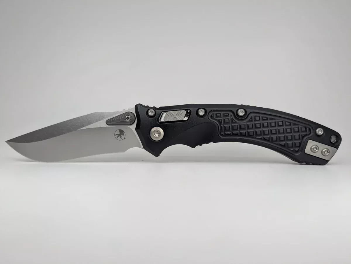 Microtech Amphibian Mini RAM-LOK S/E Black Frag Stonewash Folding Knife
