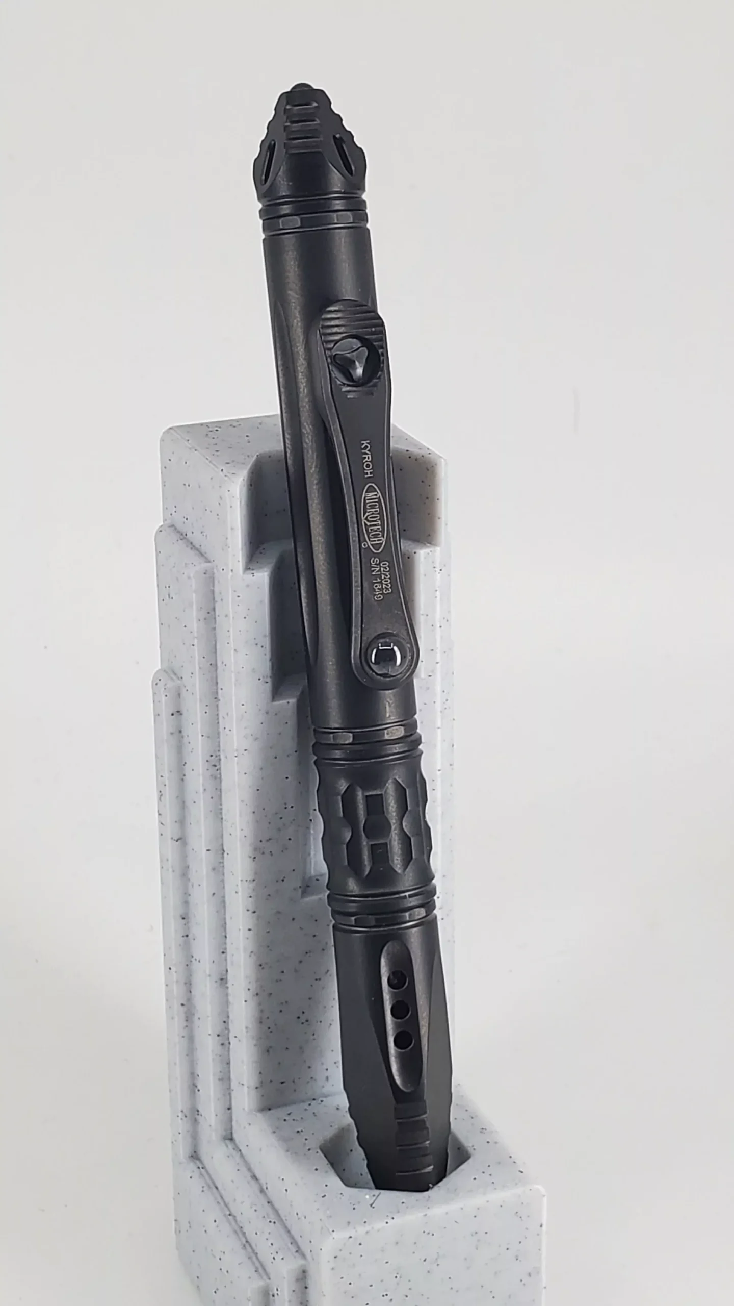 Microtech Kyroh Mini Titanium w/ Tritium Insert Ballpoint Pen