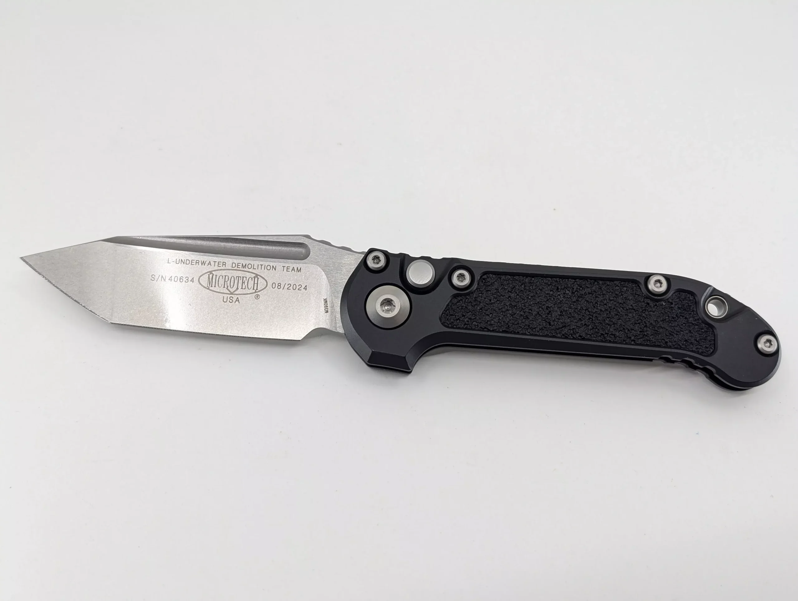 Microtech L.U.D.T T/E Gen III Stonewash Auto Folding Knife