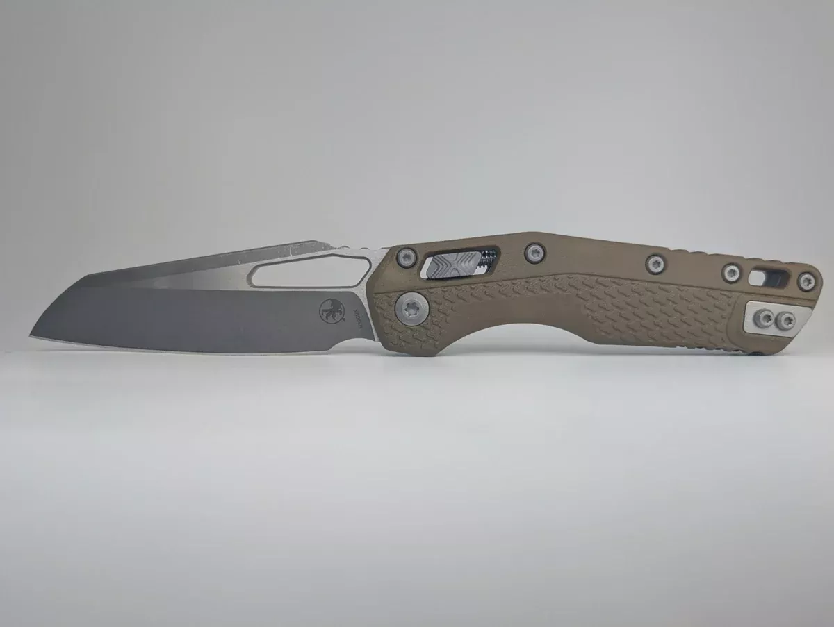 Microtech MSI S/E Tri-Grip Polymer Dark Earth Apocalyptic Folding Knife