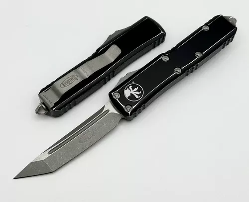 Microtech UTX-85 T/E Distressed Apocalyptic Standard Tanto Out the Front Knife