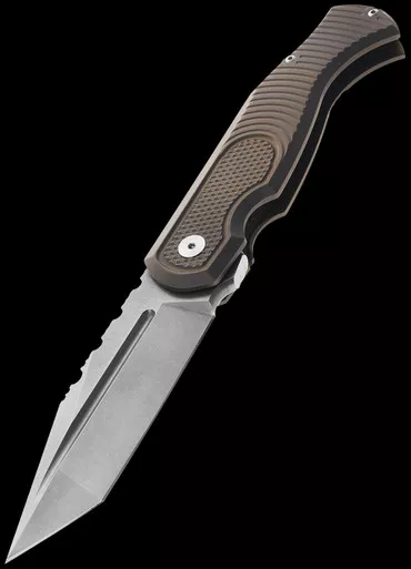 Midgards-Messer Eastwood Tiger Bronze Folding Knife