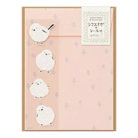 Midori Mini Letter Paper & Envelopes Animal Series