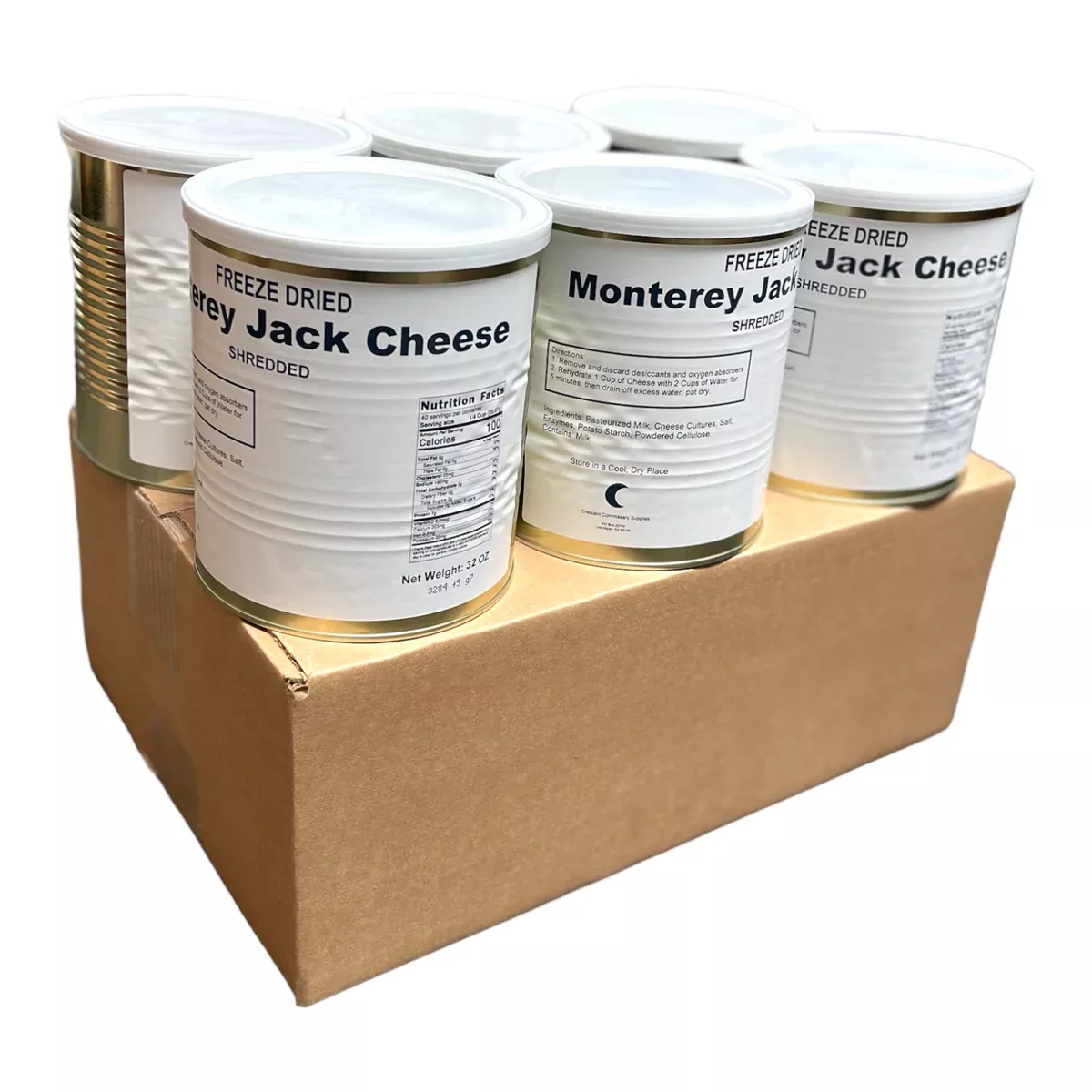 Military Surplus Freeze Dried Monterey Jack Cheese