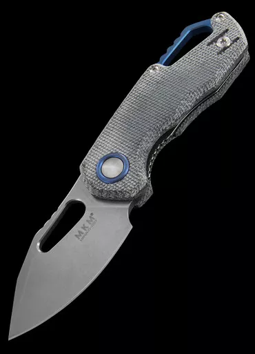 MKM Isonzo Clip Canvas Micarta Folding Knife