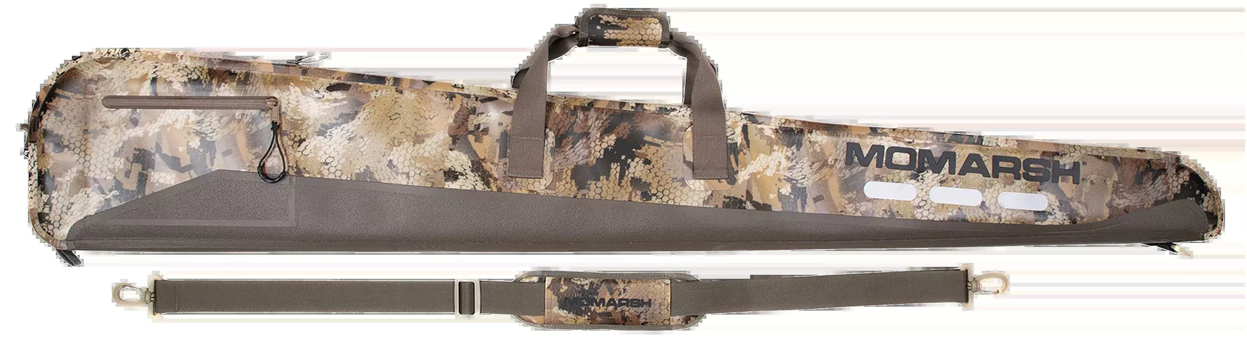 MOmarsh Element Welded Floating Shotgun Case, Optifade Marsh Camo, 54 in Waterproof Zipper, 37308