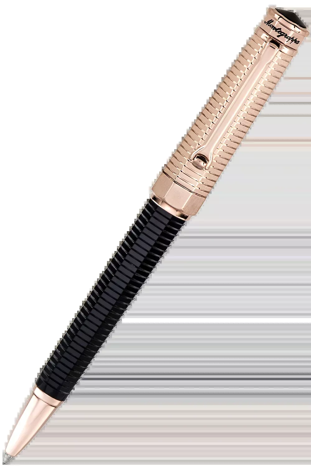 Montegrappa Nero Uno Duetto Gold Cap Ballpoint Pen