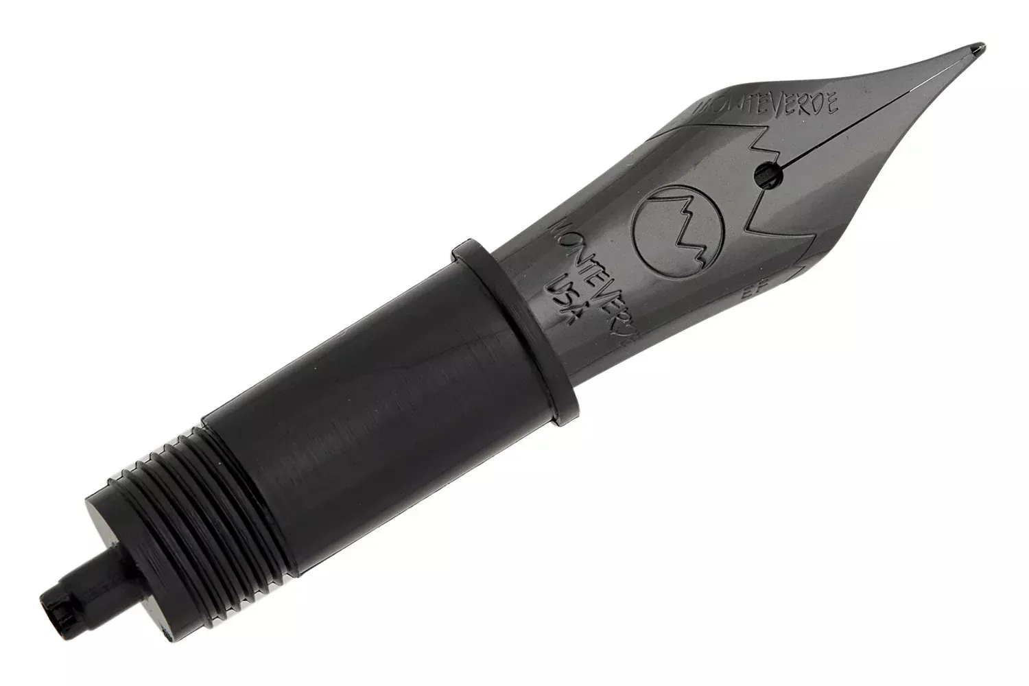 Monteverde Stainless Steel Nib #6JW Black Extra Fine
