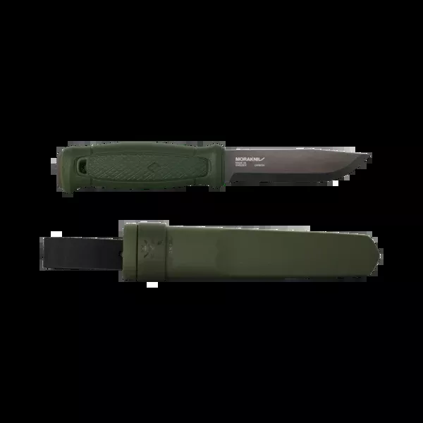 Mora Garberg Blackblade Military Green Carbon with Simple Poly Sheath #14528