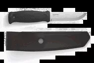 Mora Garberg in a leather sheath with a blackened carbon steel #13100