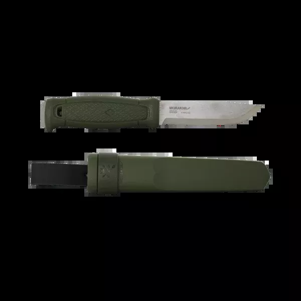 Mora Garberg Stainless Military Green with Simple Poly Sheath #14472