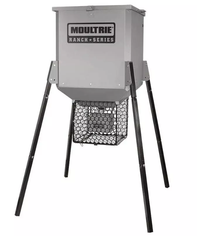 Moultrie Ranch Series Broadcast Feeder w/ Varmint Guard, 450 LB• MFG-15048