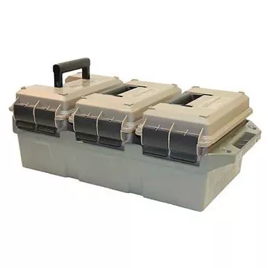 MTM AC3C 3-CAN AMMO CRATE 50 CAL.- DARK EARTH/ARMY GREEN