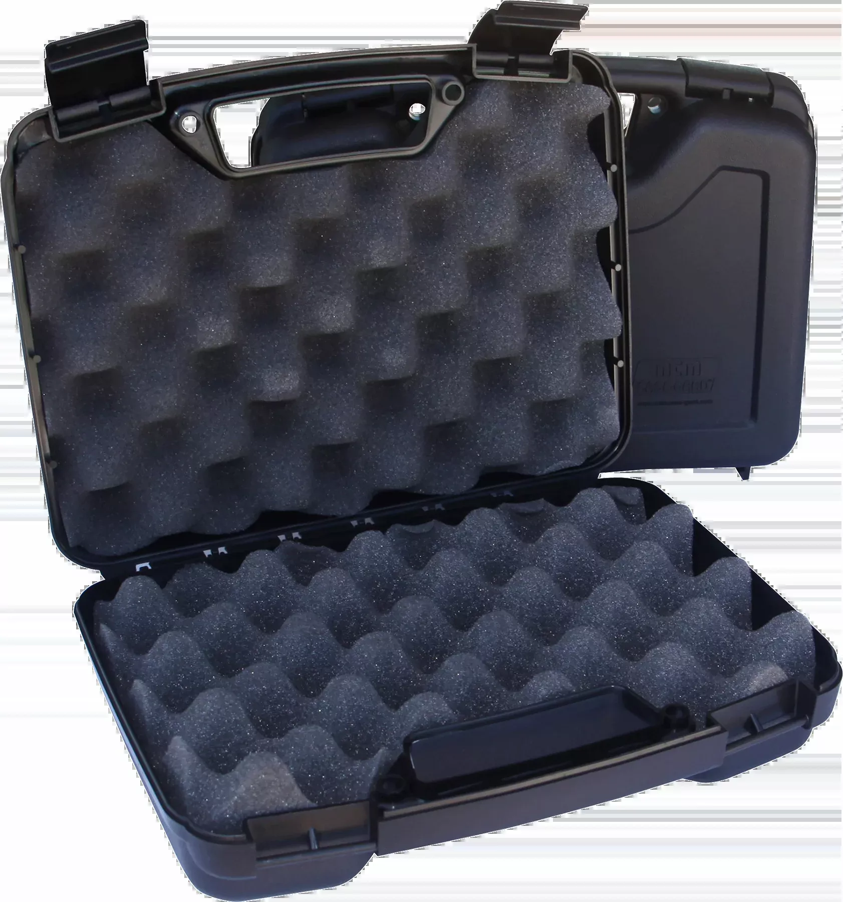 MTM Case-Gard Single Handgun Case, Foam-Lined Lockable Polypropylene, Fits 4-inch Barrels, SS2500
