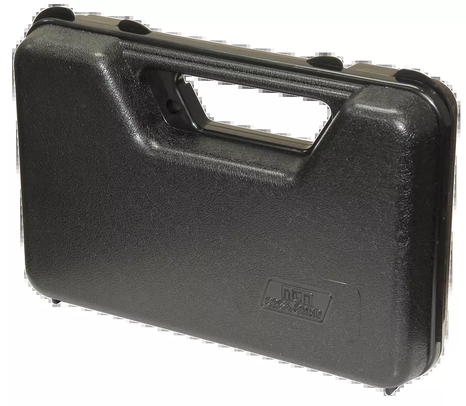 MTM Case-Gard Single Handgun Case, Polypropylene, Foam Interior, Snap Latches, 9 x 5.6 x 2 in, 803R