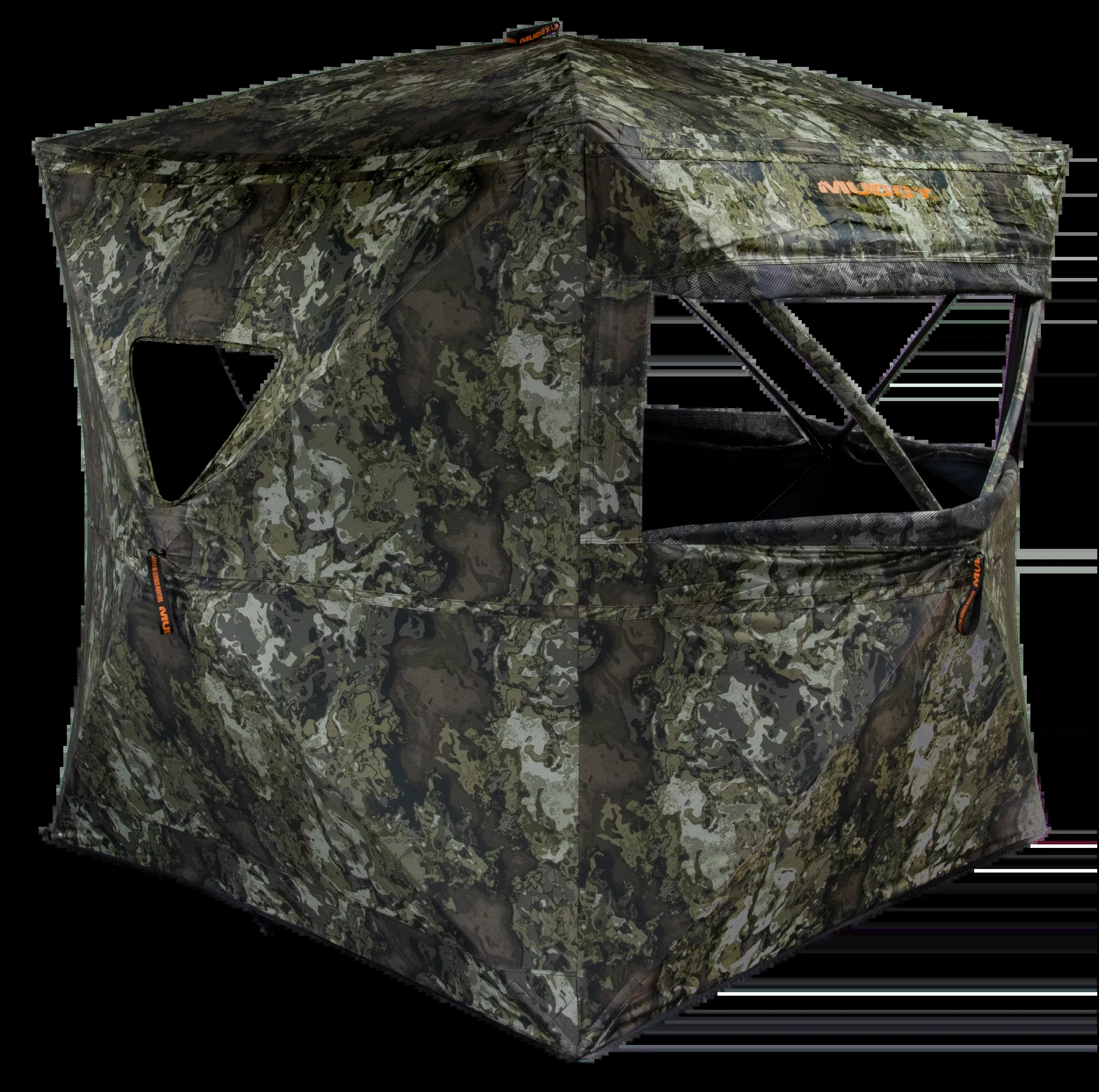 Muddy Infinity Evo Max 3-Person Ground Blind Veil Canyon Grey 65×65 MUD-INFEVOMX-VCG