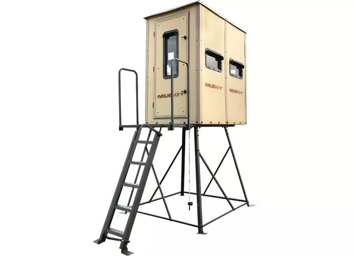 Muddy Striker Box Blind & 5' Elite Tower• MUD-BBB2000-5C