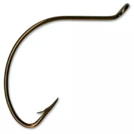 Mustad Wide Gap Hooks - Bronze - 50 Pack - Size 12