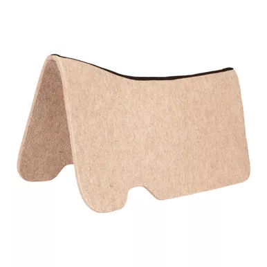 MUSTANG 1/2in Wool Contoured 30x30in Tan Pad Protector (1478)