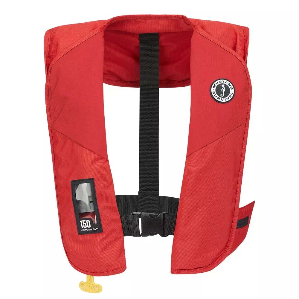 Mustang MIT 150 Convertible Inflatable PFD – Red