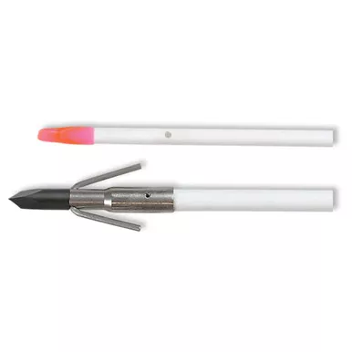 Muzzy Classic Fish Arrow White With Quick Release Gar Point