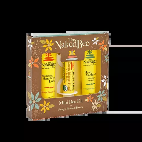 The Naked Bee Orange Blossom Honey Mini Bee Kit #NBMK