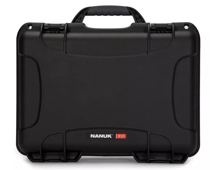 Nanuk 910 2 Up Waterproof Classic Gun Hard Case, Black• 910-CLASG1